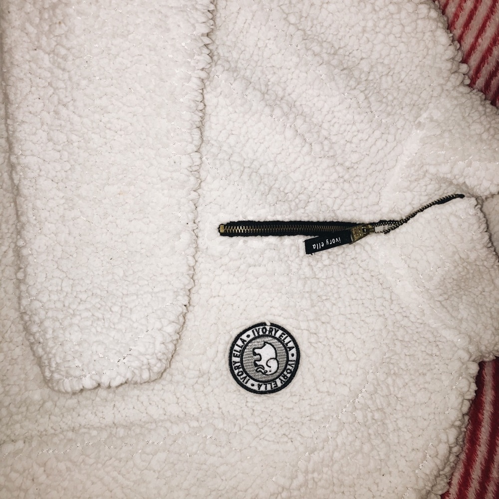 Ivory Ella pullover sherpa